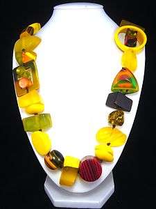 SOBRAL Indiana Jones Yellow Short Necklace by Jackie Brazil  