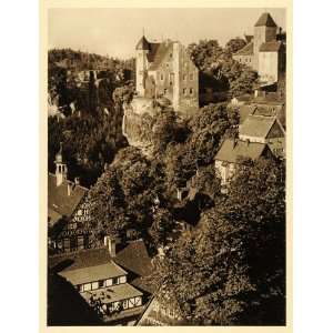  1924 Germany Hohnstein Saxony Switzerland Castle Saxon 