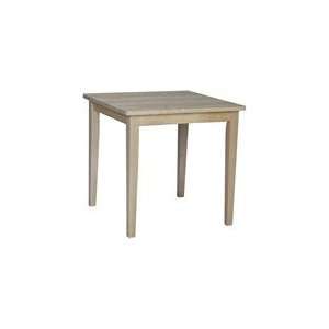 International Concepts T01 3030 30 X 30 Solid Wood Dining Table 