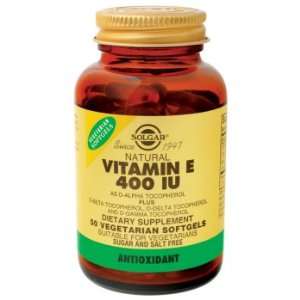 Solgar   Vitamin E, 400 IU, 50 veggie caps