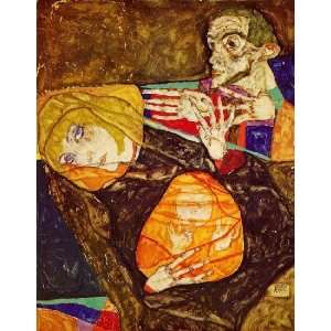  FRAMED oil paintings   Egon Schiele   24 x 30 inches   The 