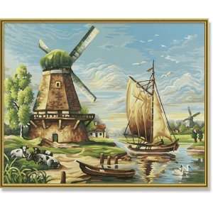  Schipper Windmills Paint by Number Toys & Games