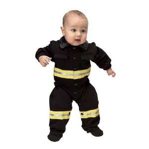  Jr. Fire Fighter Black Suit Infant Costume Toys & Games