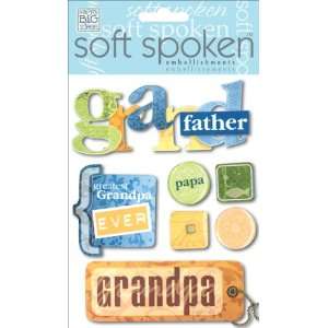  Soft Spoken Themed Embellishments Grandfather