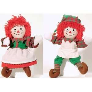  Raggedy Ann & Andy Christmas Elf Dolls Toys & Games