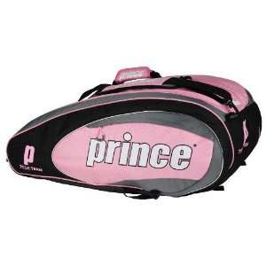 Prince 11 Tour Team Pink 6 Pack Tennis Bag  Sports 