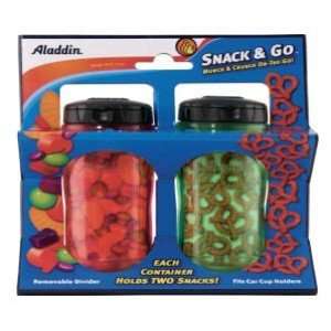    Aladdin Snack & Go Food Container (Twin Pack)