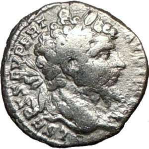 SEPTIMIUS SEVERUS 198AD Silver Rare Authentic Ancient Roman Coin PAX 