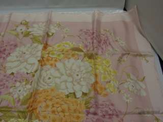 Salvatore Ferragamo Authentic Scarf 100% SILK Auth Flower print  