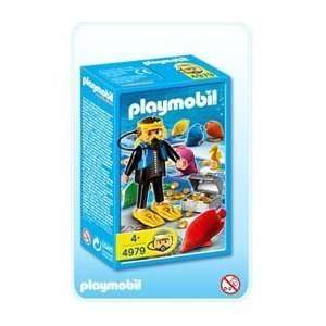  Playmobil 4979 Scuba Diver with Board Game Toys & Games