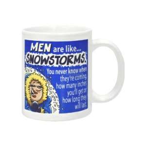  Men Are Like Snowstorms Mug