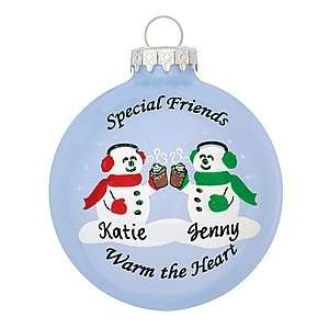  Personalized Special Friends Warm Heart Ornament