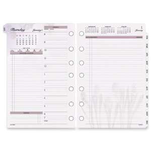  Pro Two Pages per Day Planning Pages, 5 1/2 x 8 1/2 