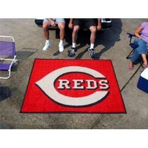 Cincinnati Reds 5X8ft Indoor/Outdoor Ulti Mat Tailgating Area Rug 