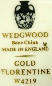 WEDGWOOD china FLORENTINE GOLD W4219 Salad Plate  