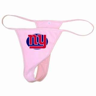 New York Giants White or Pink Thong  