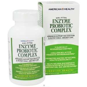  American Health Probiotics Enzyme Probiotic Complex 90 