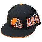 NFL CLEVELAND BROWNS CHOMPS ELF FLAT BILL FITTED 7 3/4