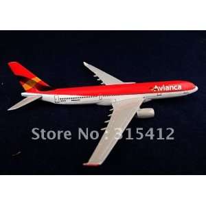  new 16cm metal scale a330 avianca airline plane model airplane 