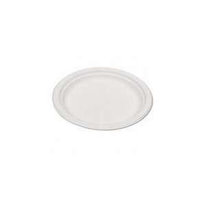   Compostable Dinnerware, Bagasse 6 Plates, Nat