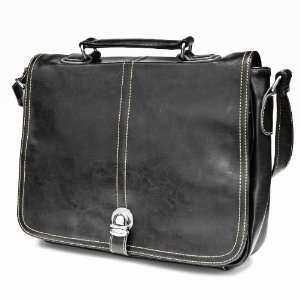  Small Soft Leather Mans Soft Briefcase Business Messenger Bag 