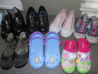 Pairs Kids Girls Shoes Sonoma, Sketchers, Crocs,Stride Rite Size 12 