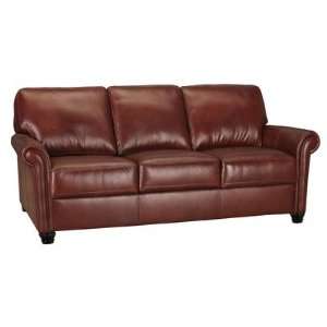   World Class Furniture 2003 Calvin Leather Sofa in Rust Toys & Games