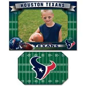   Texans Magnet   Die Cut Horizontal 