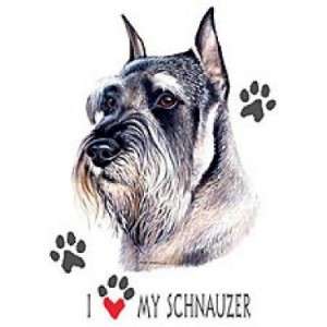 Love My Schnauzer Dog Crewneck Sweatshirt S  5x  