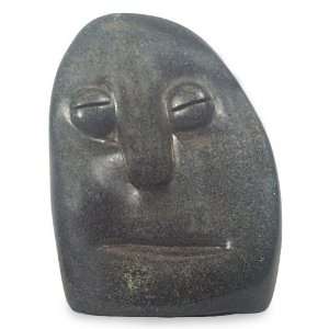  Sleeping Face in Dark Grey, Fanizani sculpture (large 