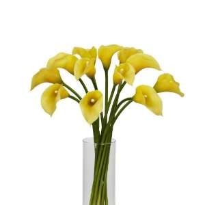The Light Garden CLYL8 Lighted Yellow Calla Lily with 8 Bulbs, 21 Inch 