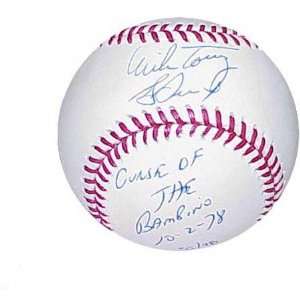  Bucky Dent and Mike Torrez 1978 ALCS Curse Autographed 