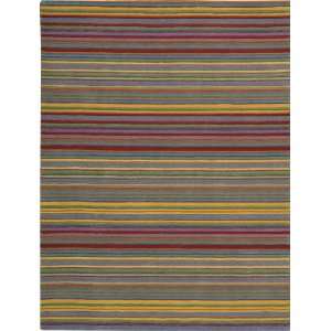  Nourison Skyland Multi Contemporary Stripes 8 x 11 Rug 