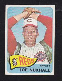 1965 Topps #312 Joe Nuxhall NMT Cincinnati Reds Premium Vintage Card 