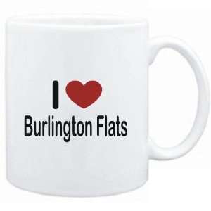   Mug White I LOVE Burlington Flats  Usa Cities