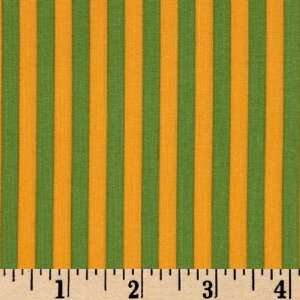  44 Wide Michael Miller Clown Stripe Starfruit Fabric By 