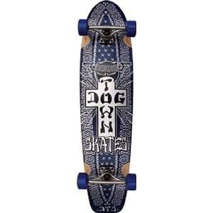  Dogtown Bandana Lb Deck 9.12x37.5 Blue Longboard Skateboard 