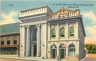 PA ASHLAND POST OFFICE CITIZENS NATIONAL BANK R17839  
