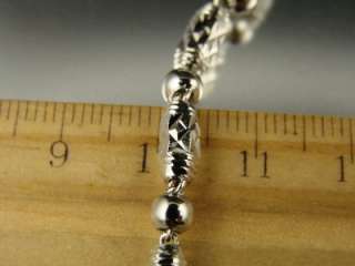   silver diamond cut Bullet Chain. (29.8 grams) 30 inch necklace + 9