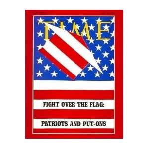     Fight over the Flag   Artist TIME Magazine  Poster Size 14 X 11
