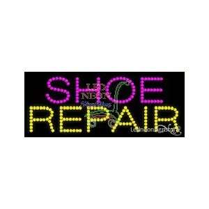 Shoe Repair LED Business Sign 11 Tall x 27 Wide x 1 Deep