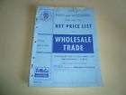 1928 thru 1953 Ford Net Price List for Wholesale Trade