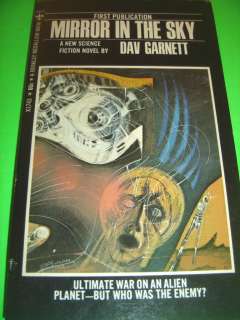 MIRROR IN THE SKY ~ BY DAV GARNETT ~ 1ST 1969 PBO ~ SF PB BOOK  