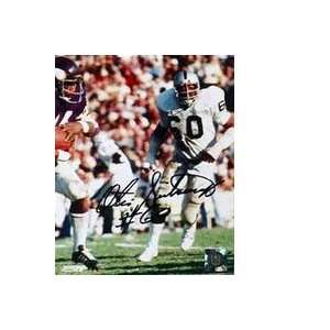  NFL Raiders Otis Sistrunk # 60. Autographed Plaque Sports 