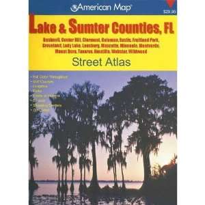  American Map 307507 Lake And Sumter Counties FL Street 