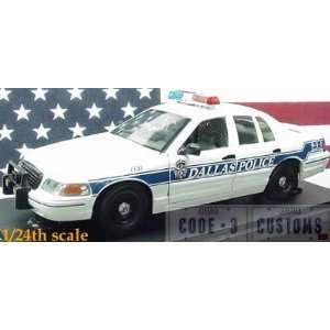  CODE 3 DALLAS, TX POLICE DECALS   1/43 ONLY