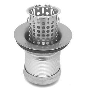  2 1/2 Bar Sink Strainer Drain with Lift Out Basket Finish 