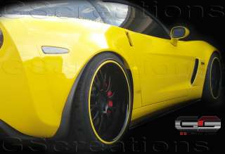 C6 Corvette Clear REAR Side Markers Z06 ZR1 LS2 LS3 LS7  