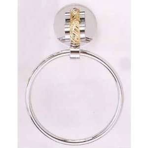   Accessories 7216 Single Towel Ring Polished Brass
