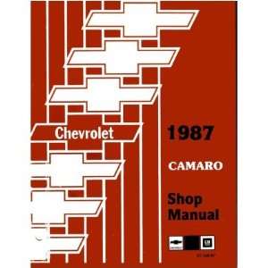  1987 CHEVROLET CAMARO Shop Service Repair Manual Book Automotive
